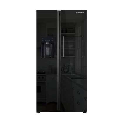 Morris B74558ESN Black Glass Ψυγείο Ντουλάπα