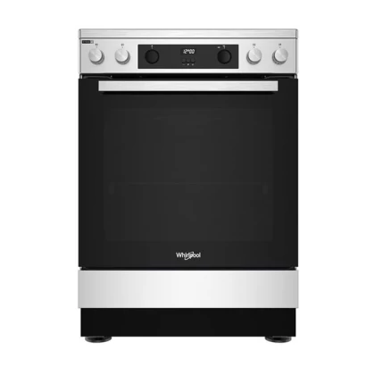 Whirlpool WS68V8CCXT Inox Κουζίνα Κεραμική