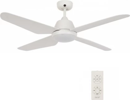 Lucci Air Aria Ανεμιστήρας Οροφής 122cm με Φως και Τηλεχειριστήριο Λευκός 80212994