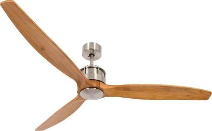 Beacon Lucci Air Akmani 80210506 Ανεμιστήρας Οροφής 152cm 36W με Τηλεχειριστήριο Brusched Chrome / Teak