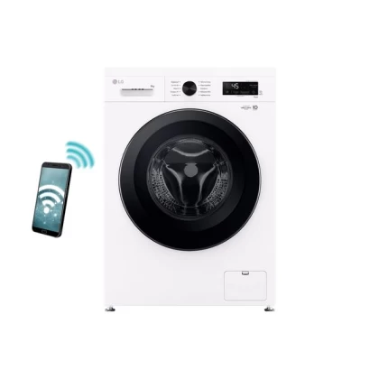 LG Πλυντήριο Ρούχων 8kg με Ατμό 1400 Στροφών F4X1008NWK