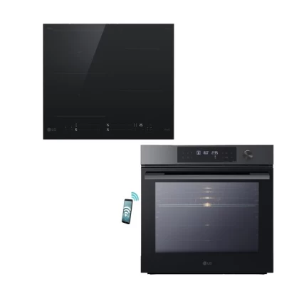 LG CBIZ2435B & WS7D7631WB Anthracite Set Εντοιχισμού