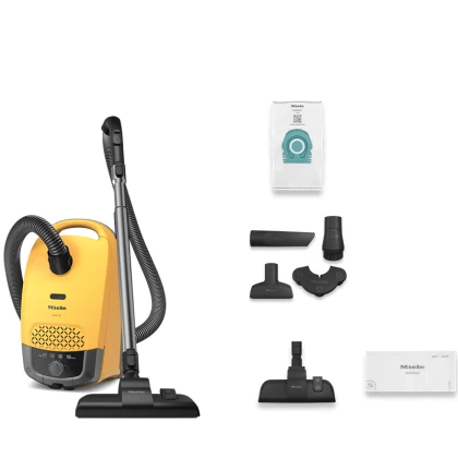Miele Guard S1 Ηλεκτρική Σκούπα 890W με Σακούλα 3.5lt Κίτρινη