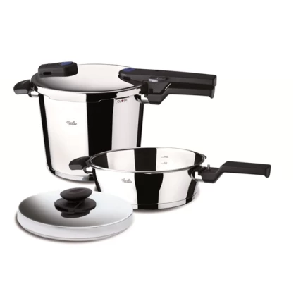 Set Quattro Fissler Vitaquick 8lt+4lt με 2 καπάκια 60070011