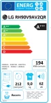 (Thumb 5) LG Στεγνωτήριο RH90V9AV2QR με Αντλία Θερμότητας 9kg 