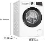 (Thumb 2) BOSCH WGG244ZPGR 9 kg 1.400 Στροφές με ActiveWater Plus - Λευκό Πλυντήριο Ρούχων