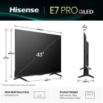 (Thumb 2) Hisense QLED 43E7Q Pro 43