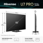 (Thumb 3) Hisense Mini-LED 55U7Q Pro 55'' Τηλεόραση Smart 4K