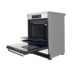 (Thumb 2) Whirlpool WS68IB8ACX/FR Ιnox Κουζίνα Κεραμική Επαγωγική