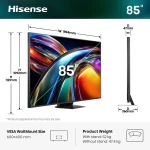 (Thumb 2) Hisense RGB Mini-LED 85UR9S 85 Τηλεόραση Smart 4K