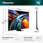 (Thumb 2) Hisense RGB Mini-LED 75UR9S 75 Τηλεόραση Smart 4K