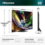 (Thumb 2) Hisense RGB Mini-LED 85UR8S 85 Τηλεόραση Smart 4K
