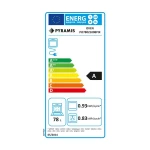 (Thumb 2) Pyramis PO78021008PIX Inox Φούρνος Εντοιχιζόμενος